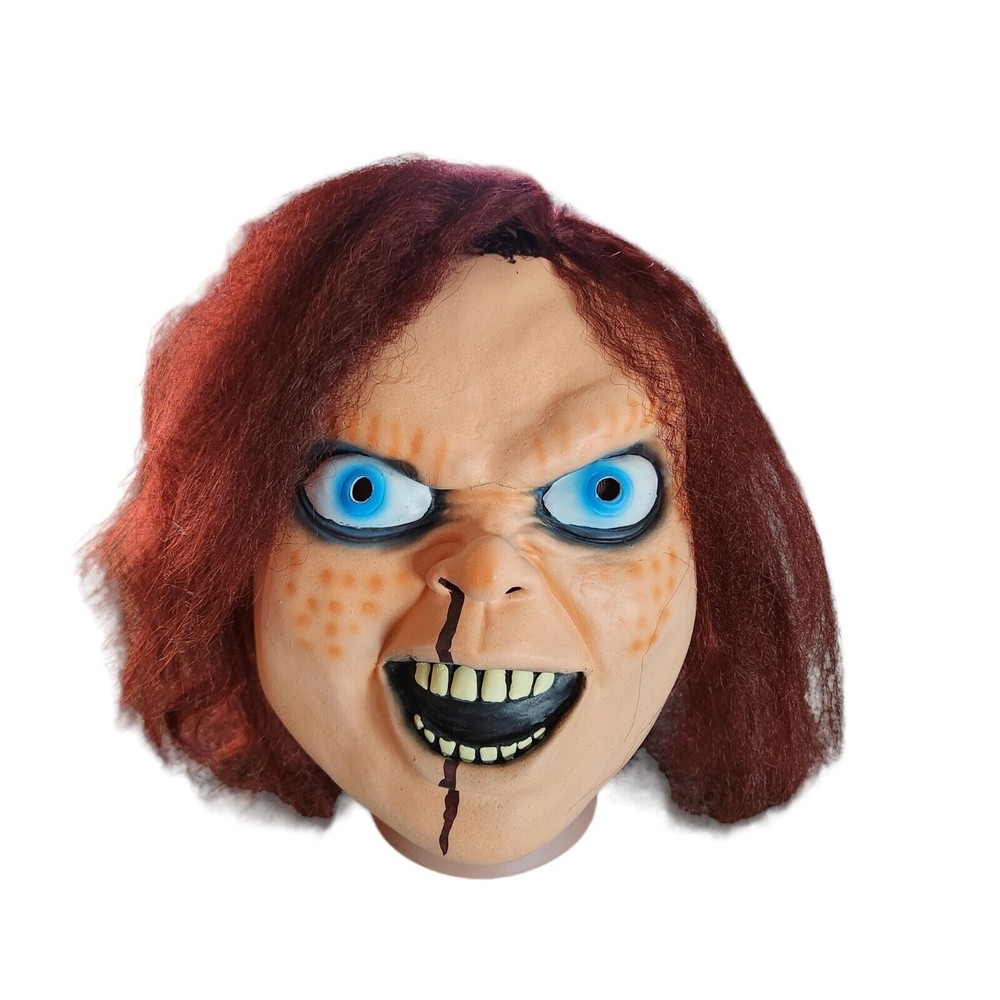 Chucky Mask Child Play Costume Masques Ghost Horror Face Latex Mascarilla Helmet